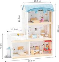 lelo sona - 4IQ Sonia Wooden Doll House - 2 nuotrauka