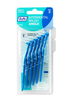 TePe mėlyni tarpdančių šepetėliai Angle 0,6 mm, N6