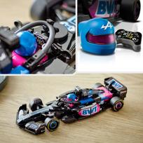 lego f1 team - LEGO Speed Champions BWT Alpine F1 Team A524 lenktyninis automobilis 77248 - 7 nuotrauka