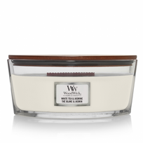woodwick 453 zvakes - Aromatinė žvakė WoodWick Scented Candle Boat White Tea & Jasmine 453 g - 2 nuotrauka