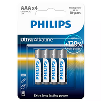 alkaline battery aaa - Philips Power Alkaline AAA 4x - 2 nuotrauka