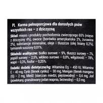 maistas sunims rafi - Šlapias šunų maistas Rafi Adult, žvėriena, 0.4 kg - 1 nuotrauka