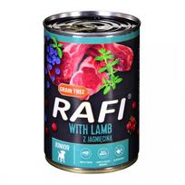 maistas sunims rafi - Šlapias šunų maistas Dolina Noteci Rafi Junior, ėriena, 0.4 kg - 1 nuotrauka
