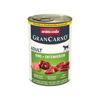 Animonda Grancarno Adult 400 g suaugusių šunų konservai su jautiena ir ančių širdelėmis