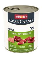 grancarno - Animonda Grancarno Adult 400 g suaugusių šunų konservai su jautiena ir ančių širdelėmis - 2 nuotrauka