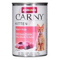 Šlapias kačių maistas Animonda Carny Kitten, jautiena/kalakutiena, 0.4 kg