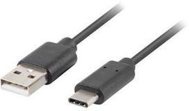 Lanberg CA-USBO-10CU USB-C to USB-A Cable 0.5m Black