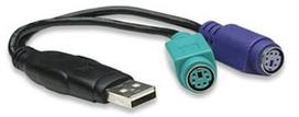 Manhattan Hi-Speed Adapter USB to PS/2 x 2