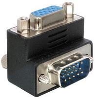 vga kabelis - Delock Adapter VGA / VGA Black - 1 nuotrauka