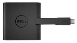 senukai vga hdmi - Dell Adapter USB C to VGA / HDMI / USB Black - 1 nuotrauka