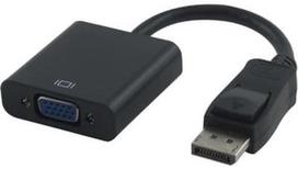 Akyga Adapter Diplayport / VGA Black 0.15m