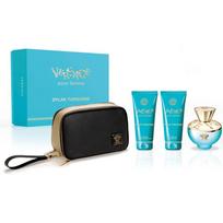 versace dylan - Versace Dylan Turquoise 100ml Edt 100 ml + Shower Gel 100 ml + Body Gel 100 ml + Cosmetic Bag Kvepalai Moterims EDT Rinkinys - 2 nuotrauka