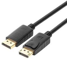 displayport 3m - Unitek Cable Displayport / Displayport 3m Black - 1 nuotrauka