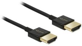 hdmi 5m - Delock Cable HDMI / HDMI Black 0.5m - 1 nuotrauka