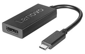 usb c to displayport - Lenovo Adapter USB-C / DisplayPort Black - 1 nuotrauka