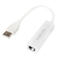 rj45 to usb kabelis - LogiLink - USB 2.0 To Fast Ethernet RJ45 Adapter - 2 nuotrauka