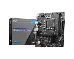 pagrindine plokste - MSI PRO H610M-E - 1 nuotrauka