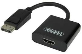Unitek Adapter DisplayPort to HDMI Black