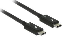 usb 3.2 gen 2 usb c cable - Delock Cable Thunderbolt to Thunderbolt Black 0.5m - 1 nuotrauka