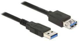 Delock Cable USB to USB 1 m Black
