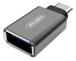 type c to usb - Unitek Adapter USB to USB Steel - 1 nuotrauka
