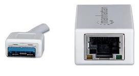 usb network adapter - Manhattan Gigabit Network Card USB 3.0 10/100/1000 Mbps - 6 nuotrauka