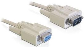 Delock Cable RS-232 SUB-D / RS-232 SUB-D Beige 5m