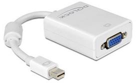 Delock Adapter Displayport mini to VGA White 0.18m