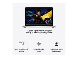 m4 pro 24gb - Apple MacBook Pro 14” M4 Pro 12C CPU, 16C GPU/24GB/512GB SSD/Silver - 12 nuotrauka