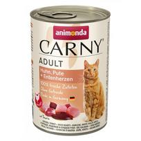 animonda carny - Šlapias kačių maistas Animonda Carny Adult, vištiena/kalakutiena/antiena, 0.4 kg - 1 nuotrauka