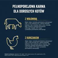 felix kaciu slapias - Šlapias kačių maistas Purina Tasty Shreds, jautiena/vištiena, 0.080 kg, 4 vnt. - 4 nuotrauka