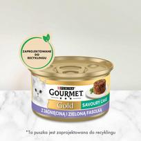 gourmet gold - Purina Gourmet Gold Savoury Cake with Lamb and Beans 85g - 3 nuotrauka