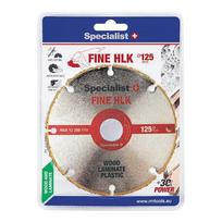 laminatas - Pjovimo diskas FINE HLK 125 mm - 1 nuotrauka