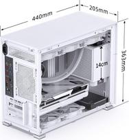 kompiuterio korpusas case - Jonsbo D31 MESH, balta - 4 nuotrauka