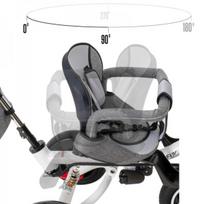 trike fix triratukas - Triratukas Trike Fix V3, juodas/pilkas - 9 nuotrauka