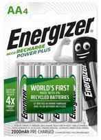 energizer recharge - Energizer Power Plus 2000mAh HR6 AA (LR6), 4-pack - 1 nuotrauka