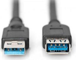 usb b male usb 3.0 - Assmann Cable USB / USB Black 1.8m - 2 nuotrauka