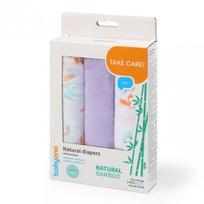 Vystyklas BabyOno Natural Bamboo, 70 cm x 70 cm, 3 vnt.