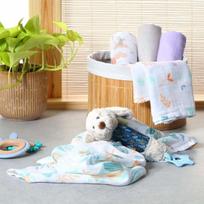 vystyklai - Vystyklas BabyOno Natural Bamboo, 70 cm x 70 cm, 3 vnt. - 5 nuotrauka