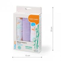 vystyklai - Vystyklas BabyOno Natural Bamboo, 70 cm x 70 cm, 3 vnt. - 6 nuotrauka