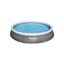 baseinu siurbliai - Bestway pripučiamas baseinas 3.96m x 84cm, 57376 - 5 nuotrauka