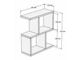 riesutai - Kalune Design Šoninis stalas Zet - Atlantic. - 4 nuotrauka