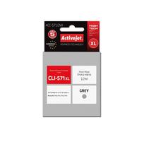 Rašalinio spausdintuvo kasetė ActiveJet Cartridge ACC-571GNX For Canon 12ml Grey