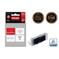 kaseta 12 - Rašalinio spausdintuvo kasetė ActiveJet Cartridge ACC-571GNX For Canon 12ml Grey - 2 nuotrauka