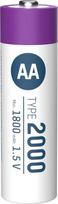 elementai aa -  Ansmann, AA, 1800 mAh, 4 vnt. - 4 nuotrauka