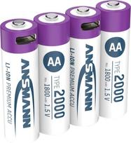 elementai aa -  Ansmann, AA, 1800 mAh, 4 vnt. - 5 nuotrauka