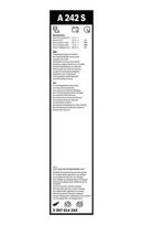 bosch 650 400mm valytuvai - Valytuvai Bosch Aerotwin 65 40 cm 2vnt. - 4 nuotrauka