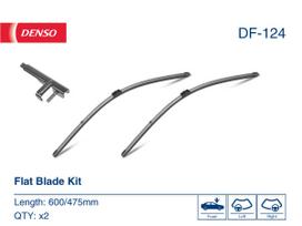 denso valytuvai - Valytuvai Denso FlatBlades 600/475mm - 1 nuotrauka