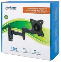 27 coliu televizorius - Manhattan TV LCD/LED/PDP dvigubas sieninis laikiklis 13-27'' 15kg VESA - 2 nuotrauka