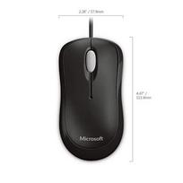 mouse microsoft - Microsoft Basic Optical Mouse Black (B2b) - 11 nuotrauka